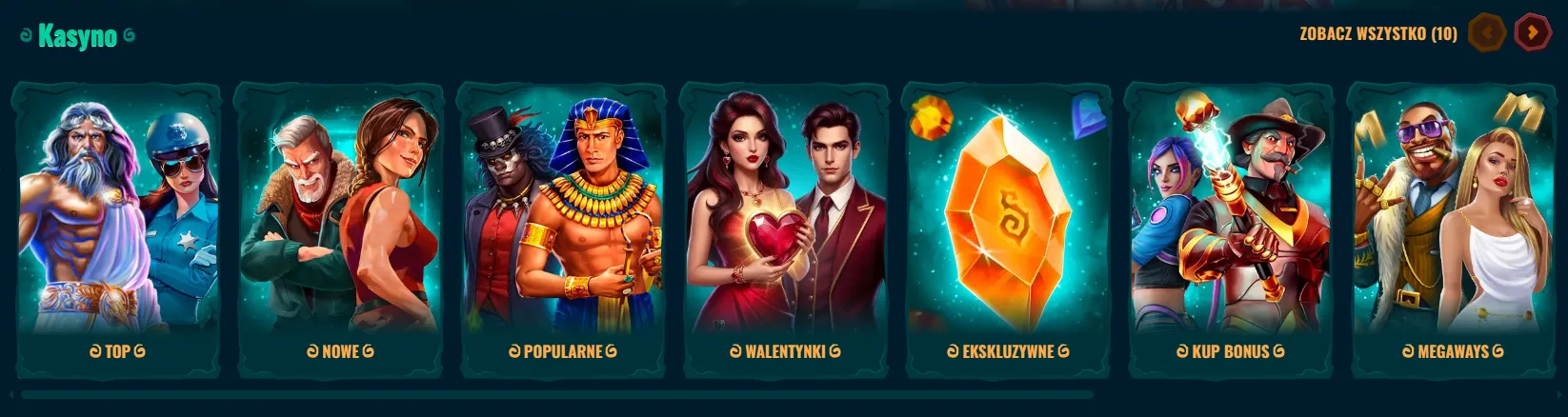 Szeroka oferta gier hazardowych